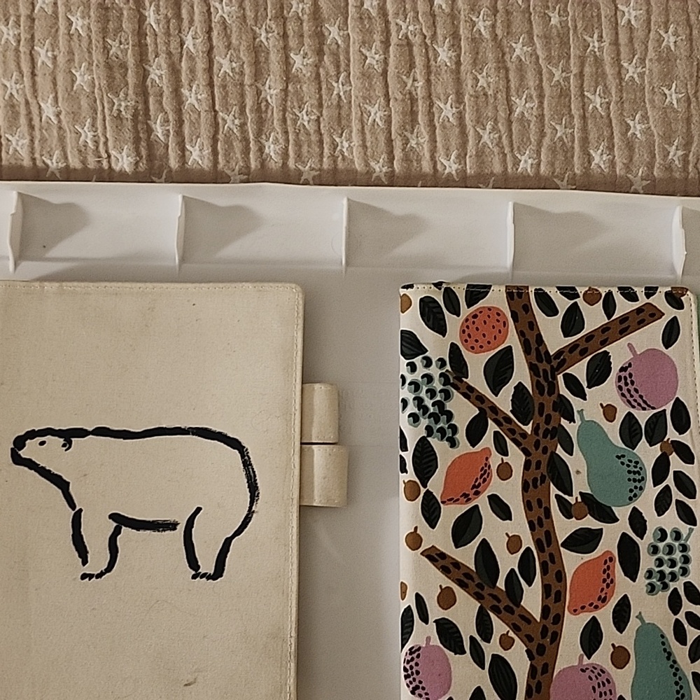 Two A5 Hobonichi covers